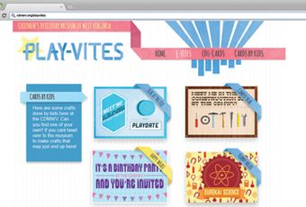 Play-Vites web page design